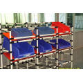 for Storage Goods Plastic Coated Pipe Rack